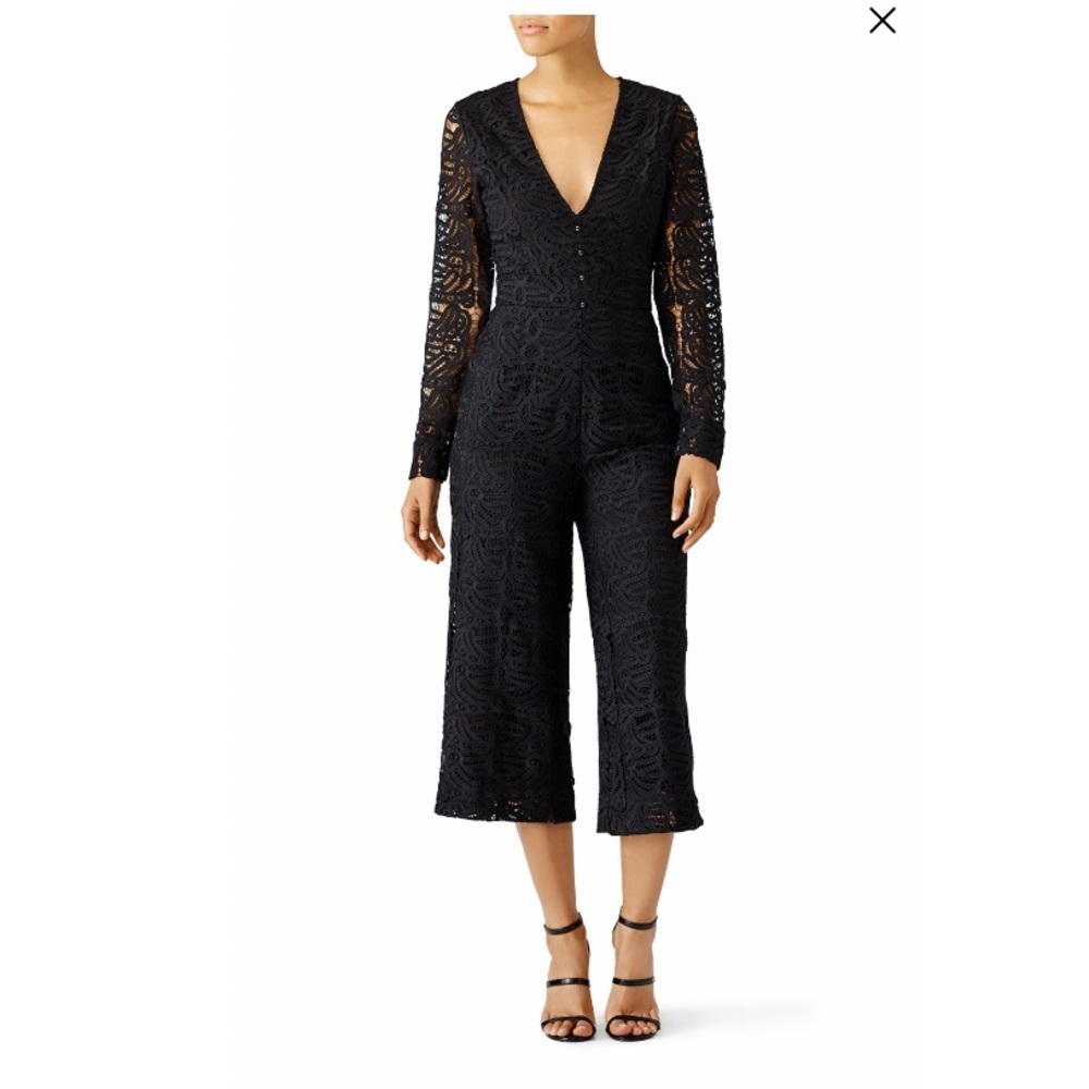 NWOT Tularosa City Jumpsuit black lace